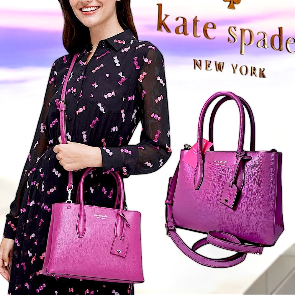 Kate Spade Eva Small Top Zip Satchel – Limited Edition Purple Mauve, NWT